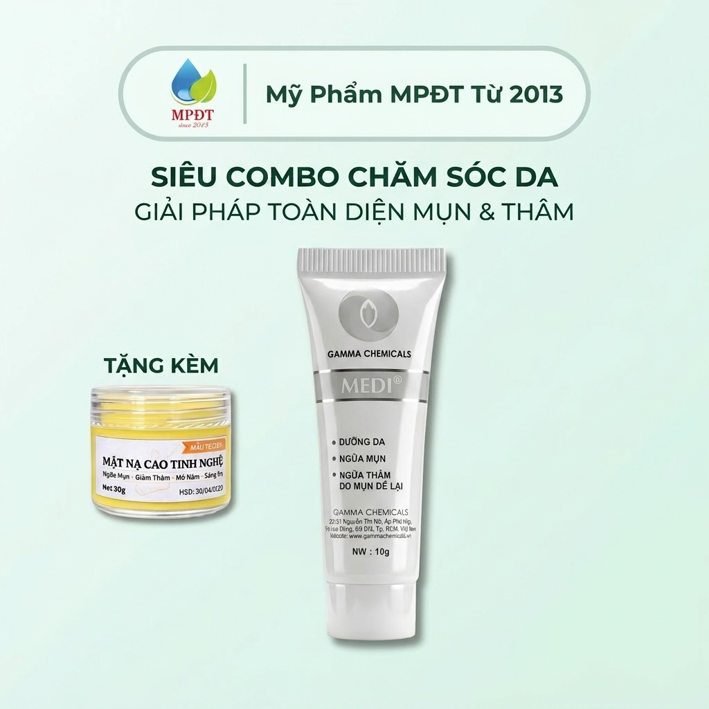 Kem Ngừa Mụn Thâm DERMA Gamma Chemicals (10g)