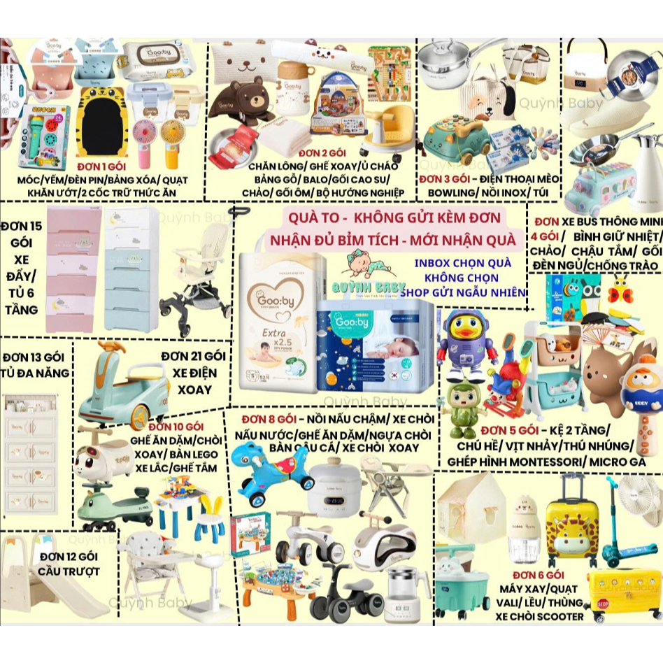 [KÈM QUÀ] Tã/bỉm Dán Quần Gooby ngày-đêm chống tràn hiệu quả đủ size NB/S/M/L/XL/XXL/XXXL cho bé