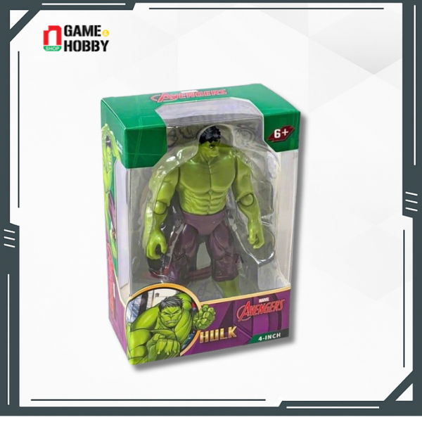 MÔ HÌNH NHÂN VẬT MARVEL - AVENGERS - HULK (4 INCH) - ZD TOYS - ZC14 CHÍNH HÃNG ZD TOYS