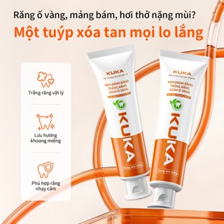 KUKA Kem Đánh Răng Trắng Răng Giảm Ố Vàng Hàm Răng Trắng Sáng Cười Thêm Rạng Rỡ