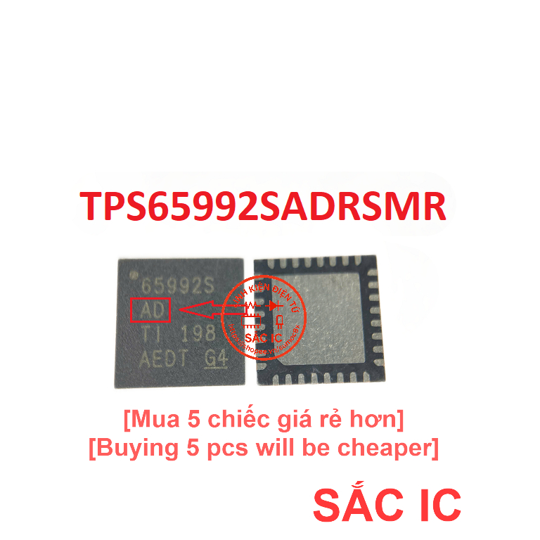 [TPS109] TPS65992SADRSMR P65992S 65992 ic nguồn trên bo mạch - Mới nguyên bản - Original NEW