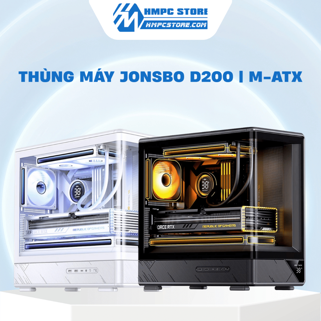 Case - Thùng máy Jonsbo D200 | ATX, bảo hành 12 tháng