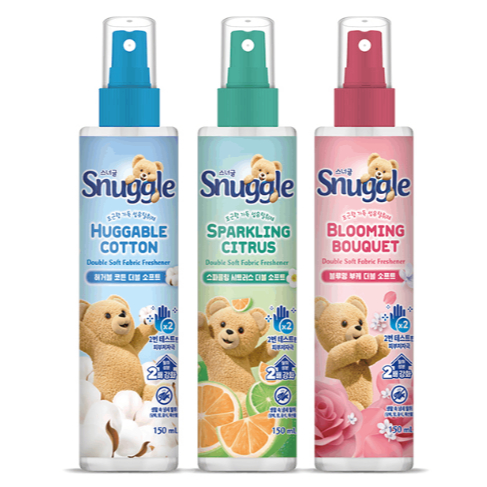 [CHÍNH HÃNG] Xịt thơm quần áo Snuggle - Lưu hương lâu, khử mùi ẩm mốc tức thì (150ml)