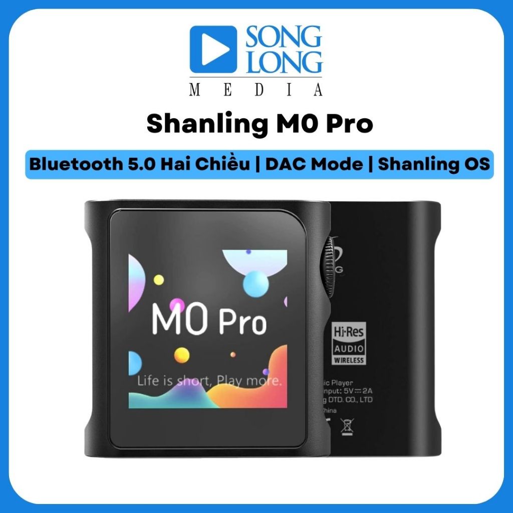 Máy nghe nhạc MP3 Bluetooth Hi-Res SHANLING M0 PRO - Chính hãng phân phối