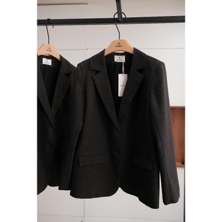 Áo khoác blazer 2 nút suit đũi BASIC ULA BLAZER