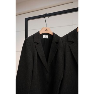 Áo khoác blazer 2 nút suit đũi BASIC ULA BLAZER
