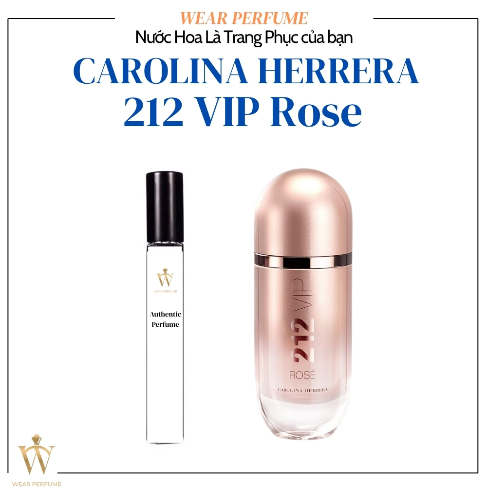 Fullsize 80ML - Nước hoa nữ 212 VIP Rose - Wear Perfume