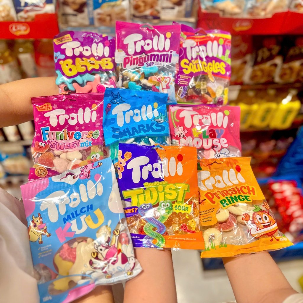 Kẹo Dẻo Trolli 100G - 150G - Ăn Vặt Chú Mạnh