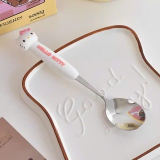 Thìa , dĩa inox hình Hello Kitty