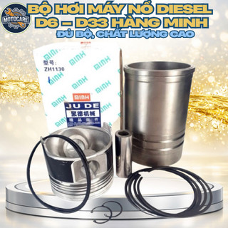 Bộ Hơi Máy Nổ DIESEL D6 – D33 Hàng MINH | Đủ Bộ, Chất Lượng Cao