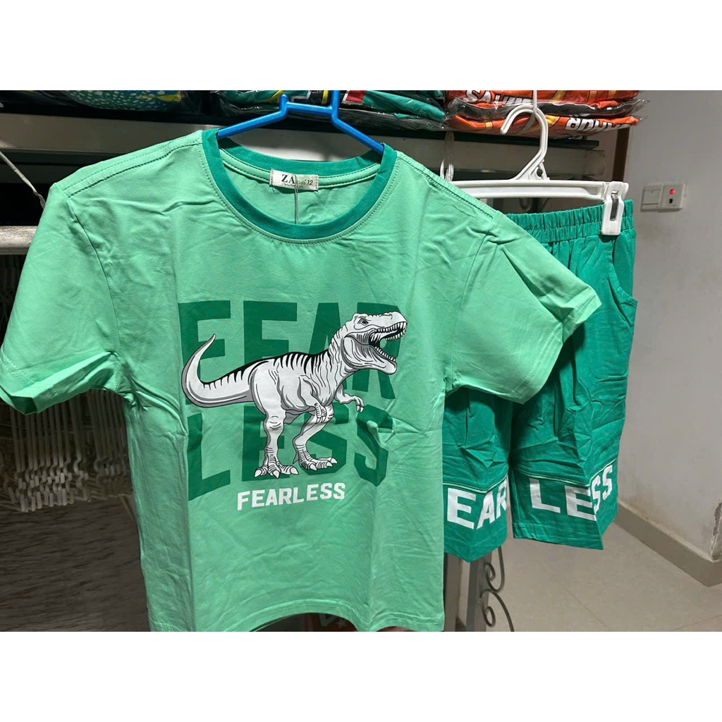 [ SALE ] {từ 28-50kg sz 12-20 } ĐỒ BỘ THUN COTTON CÓ TAY BÉ TRAI ZAKIDS