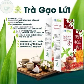 ✅ [Chính Hãng] Trà Gạo Lứt Kỳ Tử Hộp 30 Gói ✅ Trà giảm cân giảm béo tiêu mỡ thừa giảm mỡ máu mát gan thải độc cơ thể