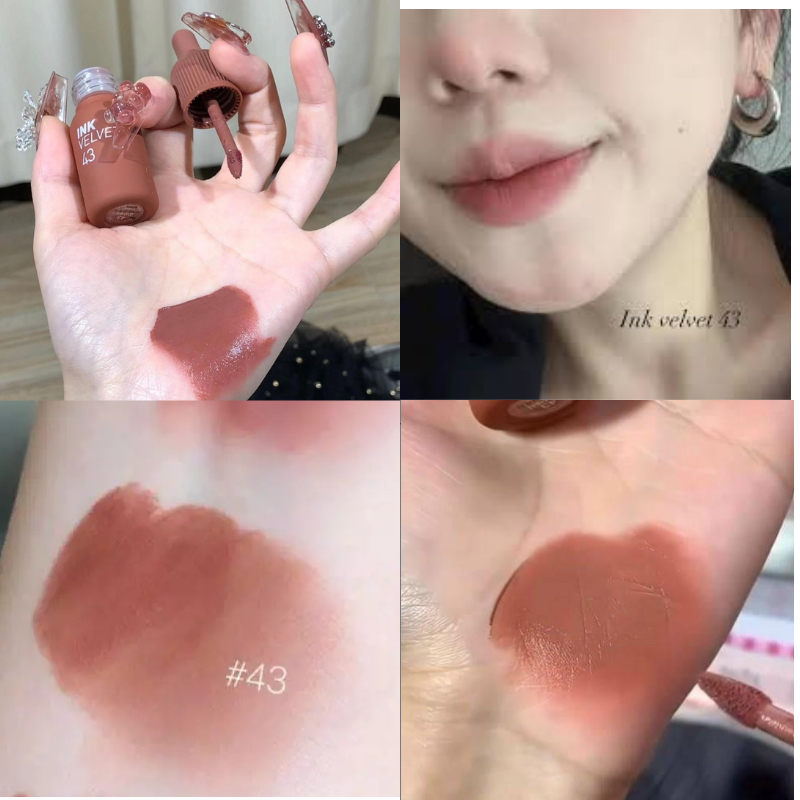 Son ink 43 Nâu Mocha, Son Kem Lỳ Ink 43 Caffeine Nude