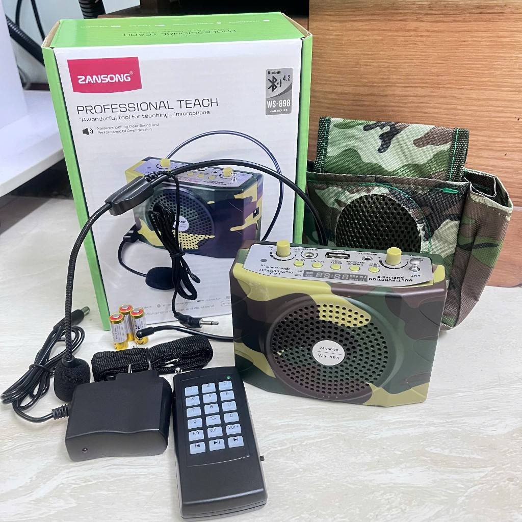 Loa WS898 Có Bluetooth Mấu Mới Nhất Điều Khiển Từ Xa Tiếng To Pin Khỏe( không kèm thẻ)