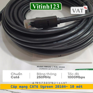 Dây mạng Cat6 Ugreen 20159, 20161, 20162, 20163, 20164,20165, 11203, 11204, 11205, 11207, 11206