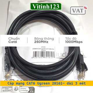 Dây mạng Cat6 Ugreen 20159, 20161, 20162, 20163, 20164,20165, 11203, 11204, 11205, 11207, 11206