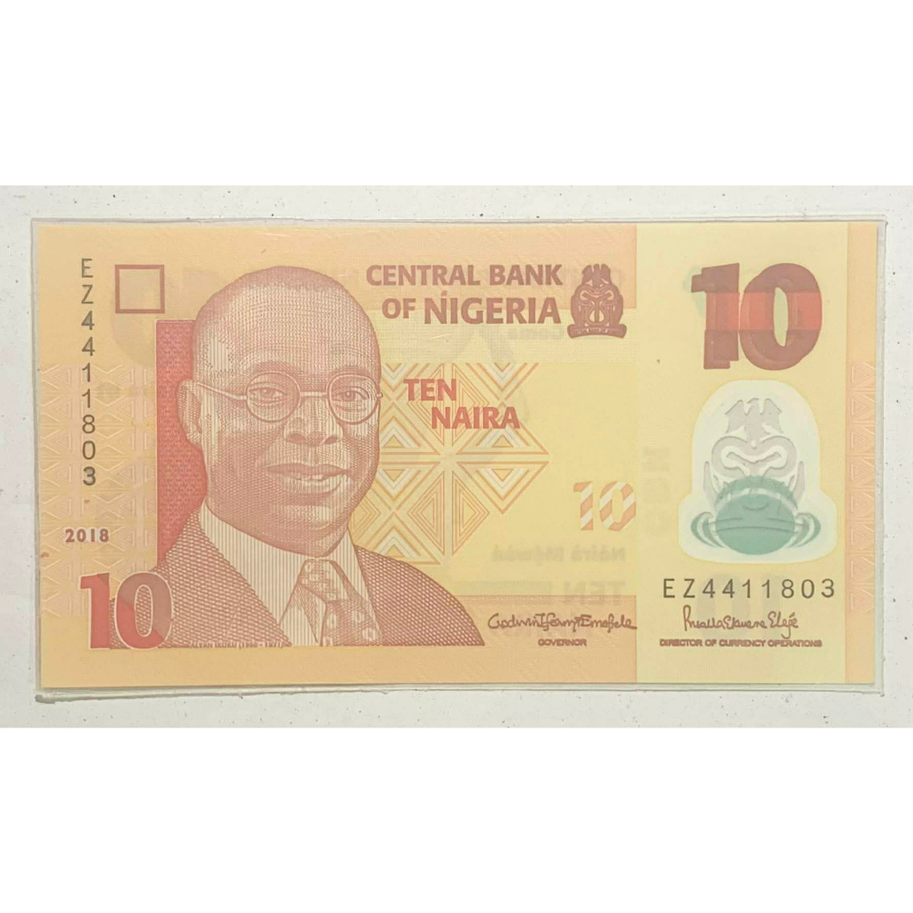 [SƯU TẦM QUỐC TẾ] Châu Phi 10 Naira Nigeria 2018 hiếm