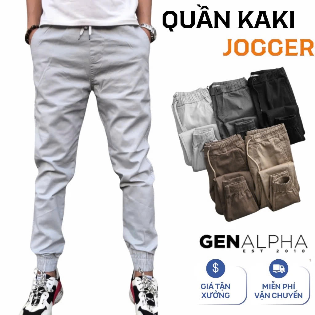 Quần kaki jogger co giãn cao cấp chất vải dày STORE 47, thấm hút mồ hôi,quần jogger kaki GEN3639