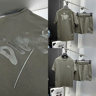 Bộ Quần Áo cộc Nam Cao Cấp Đờ Ô chữ chảy kí thêu  Siêu Đẹp - Bộ Quần Áo Thể Thao Nam