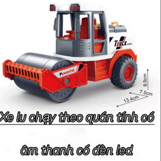 Xe Lu Mini Chạy Quán Tính Linh Hoạt-Kèm Âm Thanh Đèn Led- Chất Liệu Nhựa ABS- Đồ Chơi Trẻ Em