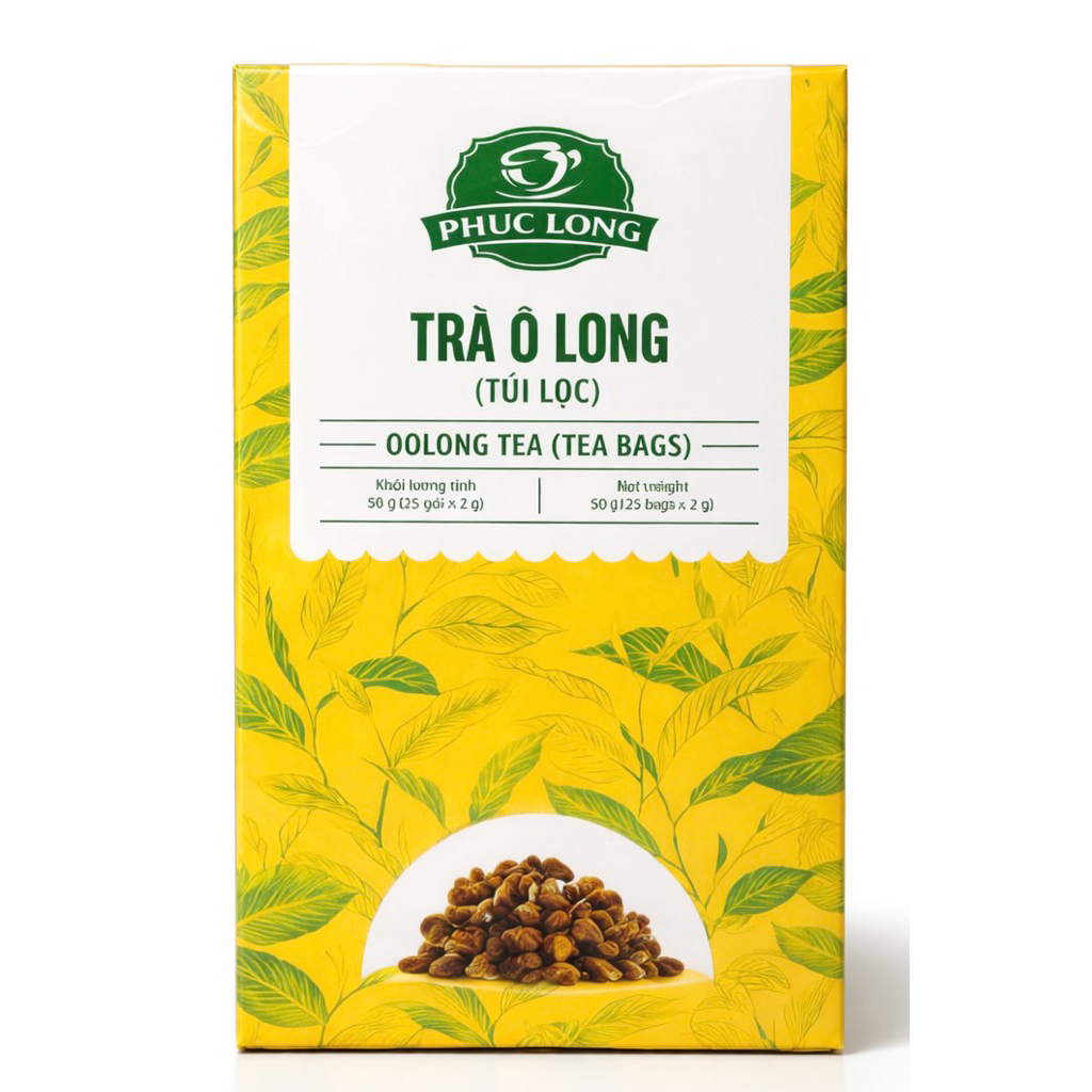 Trà Ô Long Túi Lọc Phúc Long (20 hộp/Thùng)