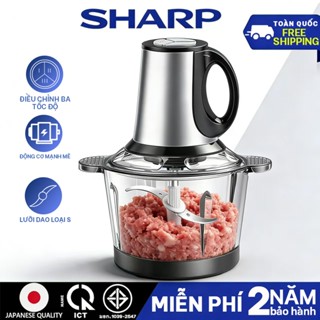 B H 24 Tháng/Máy Xay Thịt 2L Cối Thủy Tinh 420 Lưỡi Dao Thép Không Gỉ đa năng động cơ mạnh mẽ 300W xay rau củ, sinh tố