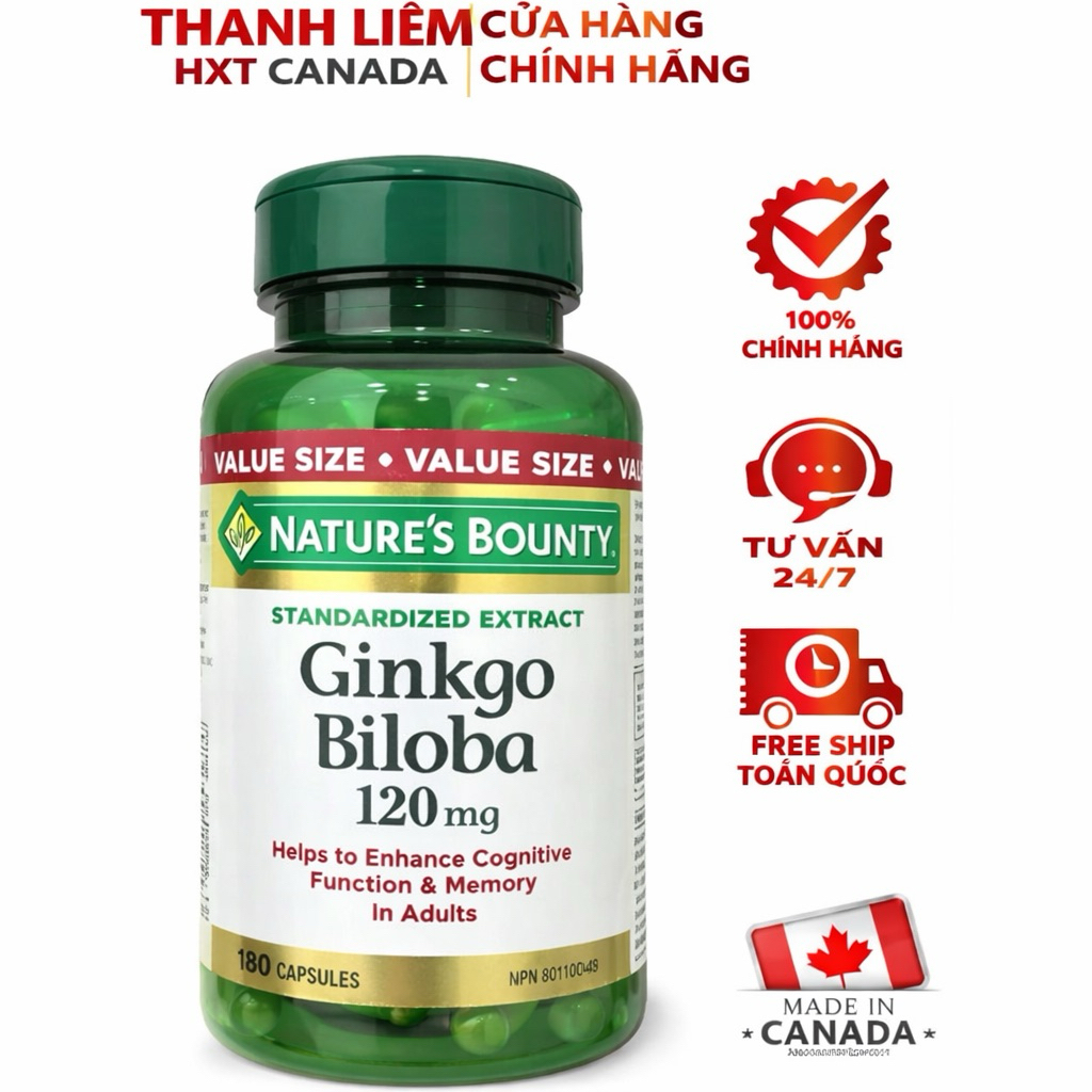 Nature’s Bounty Ginkgo Biloba 120mg