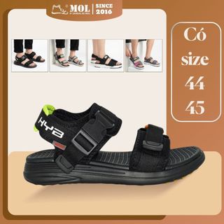 Sandal vento nb38b đế cao su 2 quai ngang bản to vải dù thời trang đi học dạo phố nam nữ