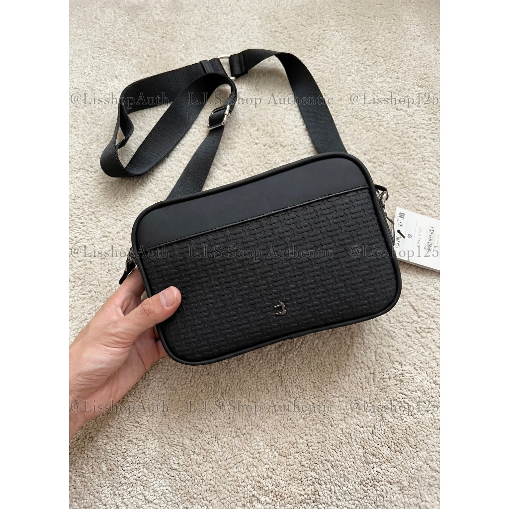 [AUTH] Túi Đeo Chéo Nam Bershka Authentic 2 Ngăn Khoá Kéo