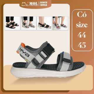 Sandal vento nb38g đế cao su 2 quai ngang bản to vải dù thời trang đi học dạo phố nam nữ