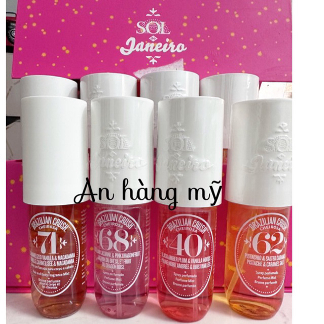 Xịt Thơm Tóc & Body Sol De Janeiro Brazilian Crush Cheirosa Hair & Body Fragrance Mist