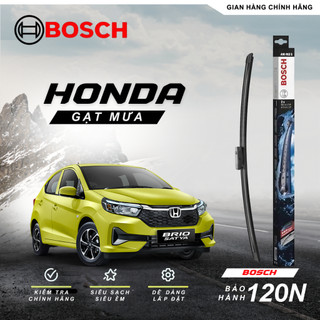 Gạt Mưa Ô Tô BOSCH cho xe HONDA - Chính Hãng, Thân Mềm, Sạch, Êm. CR-V, HR-V, Civic, Accord, Brio, BR-V..
