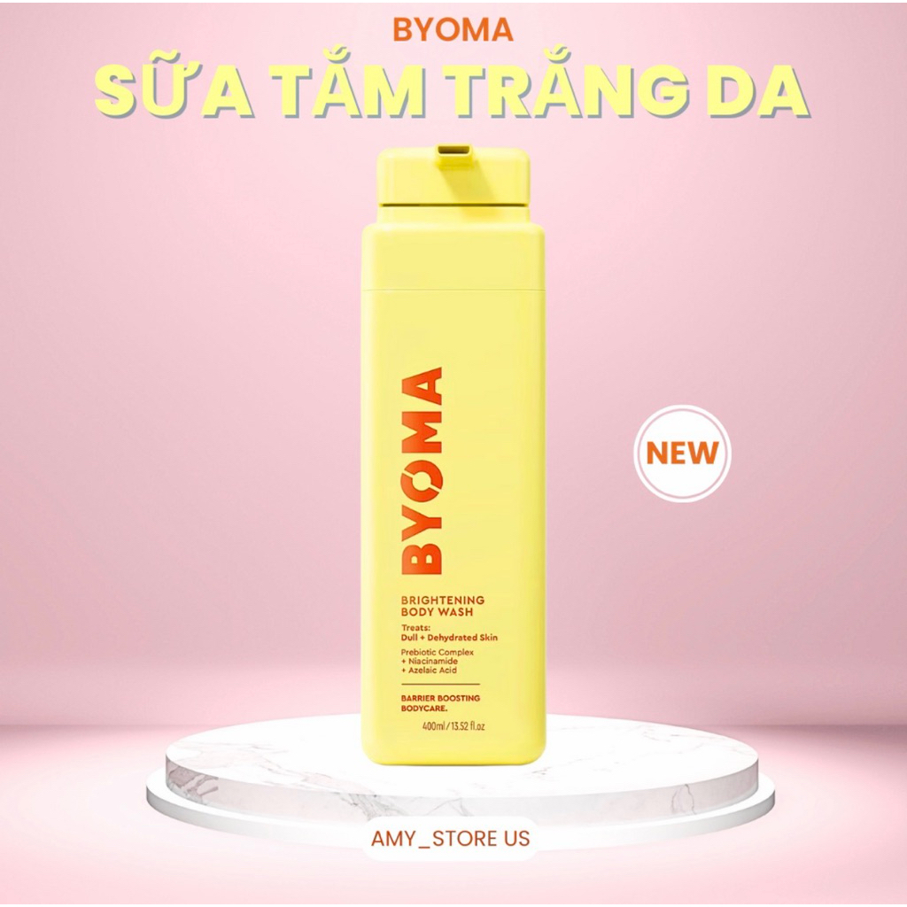 [ Best Seller ] Sữa Tắm Sáng Da BYOMA Brightening Body Wash With Niacinamide + Azelaid Acid