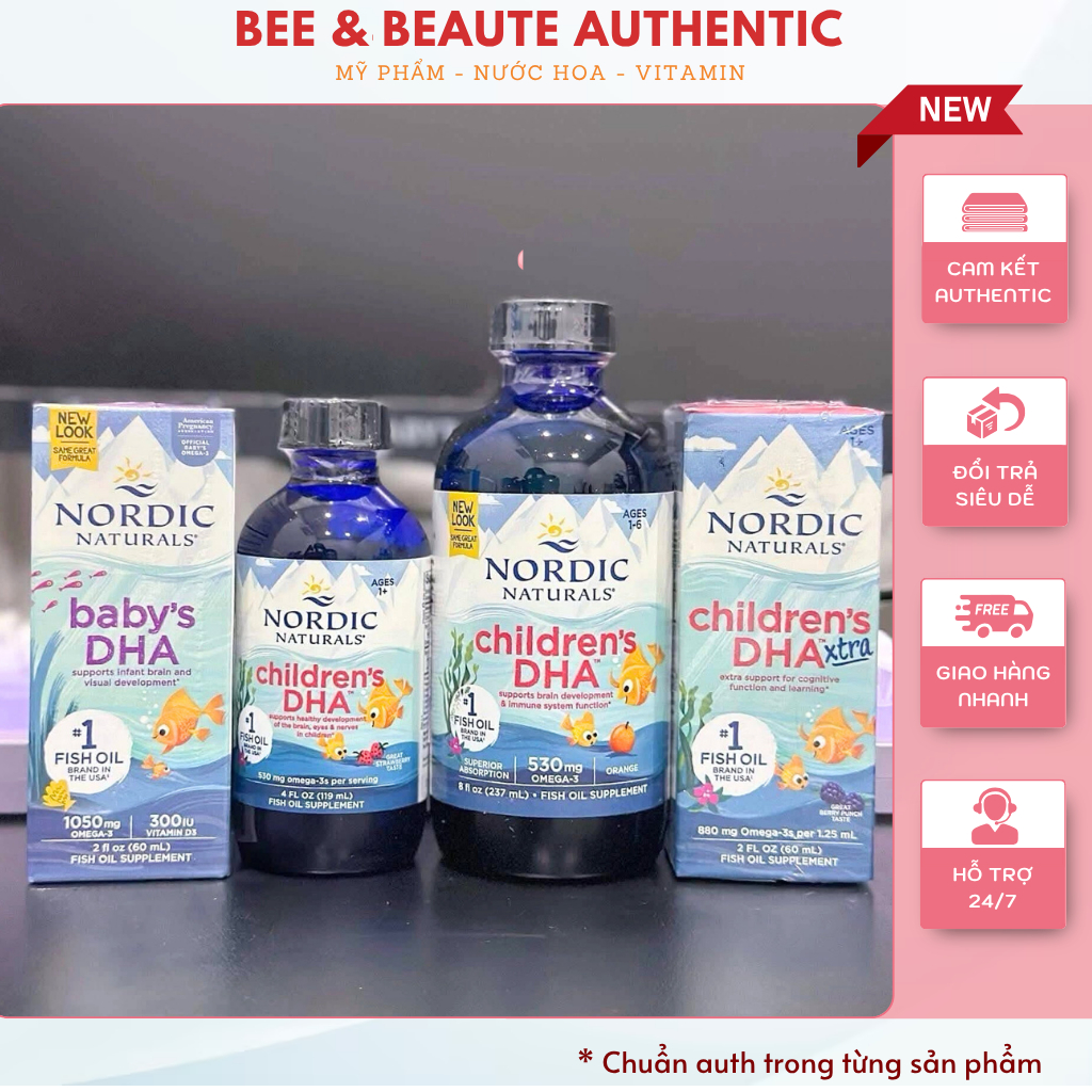 Nordic Naturals Baby's DHA/ Children's DHA / Children 's DHA Xtra - Chính hãng Mỹ