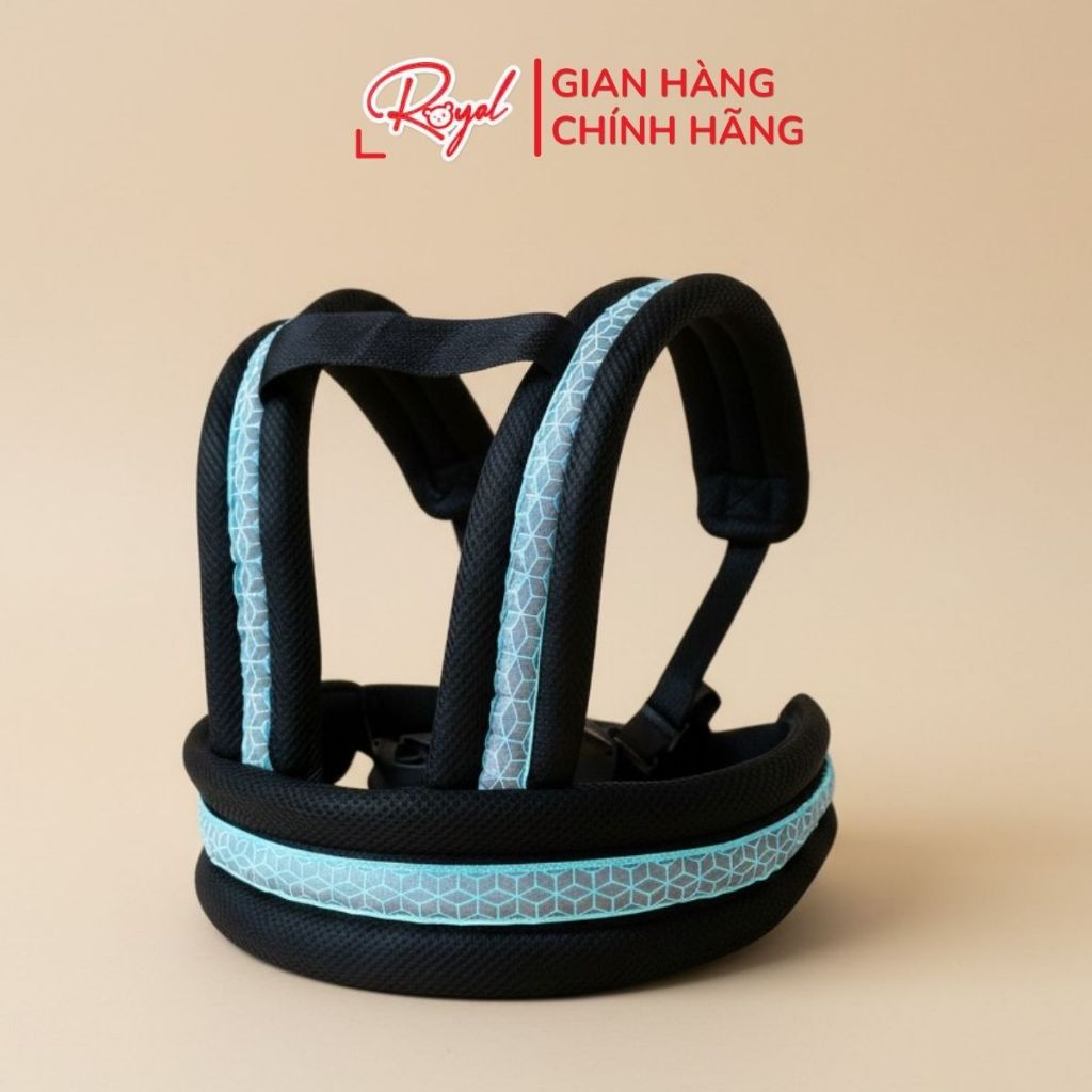 Đai Ngồi Xe Máy Royal Phản Quang Chất Liệu Thoáng Mát Kèm Khóa Bấm Dây Vai Chắc Chắn Cố Định Tư Thế