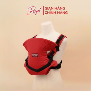 Địu Em Bé Sơ Sinh Royal 4 Tư Thế Linh Hoạt Chất Liệu Vải Kaki Trợ Lực Đa Năng Chống Gù Thoáng Mát Khi Sử Dụng
