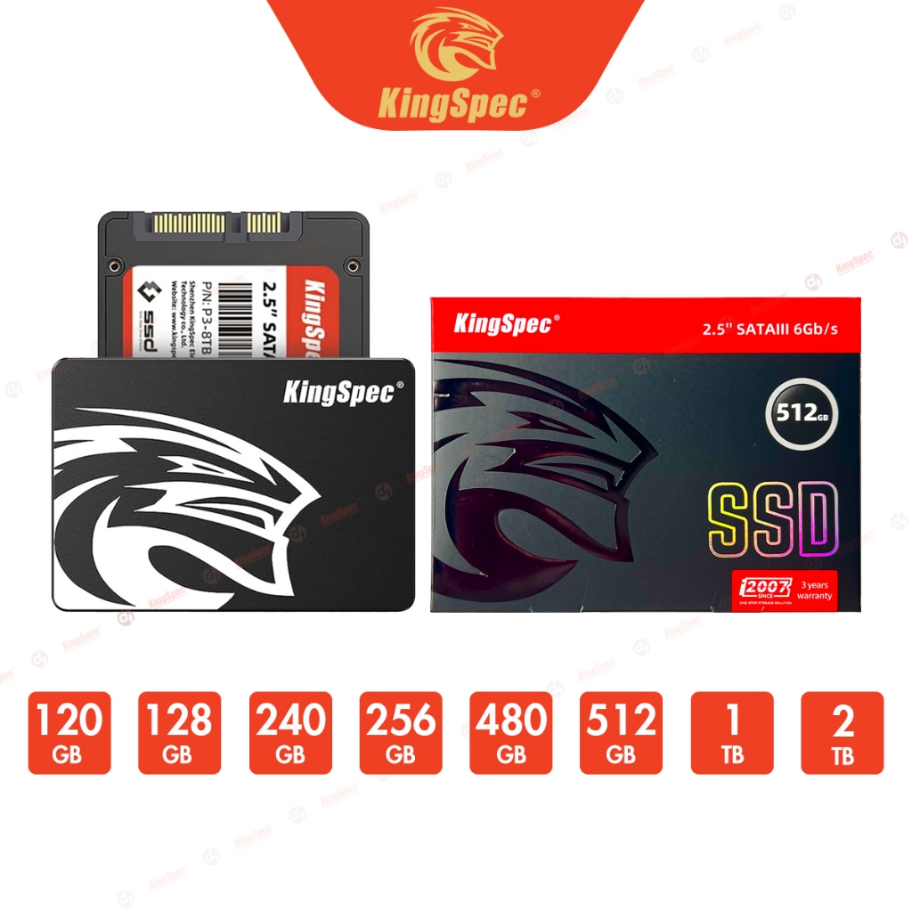 Ổ cứng SSD KingSpec 2.5" SATA III [ P3 / P4 Series ] - Hàng Chính Hãng