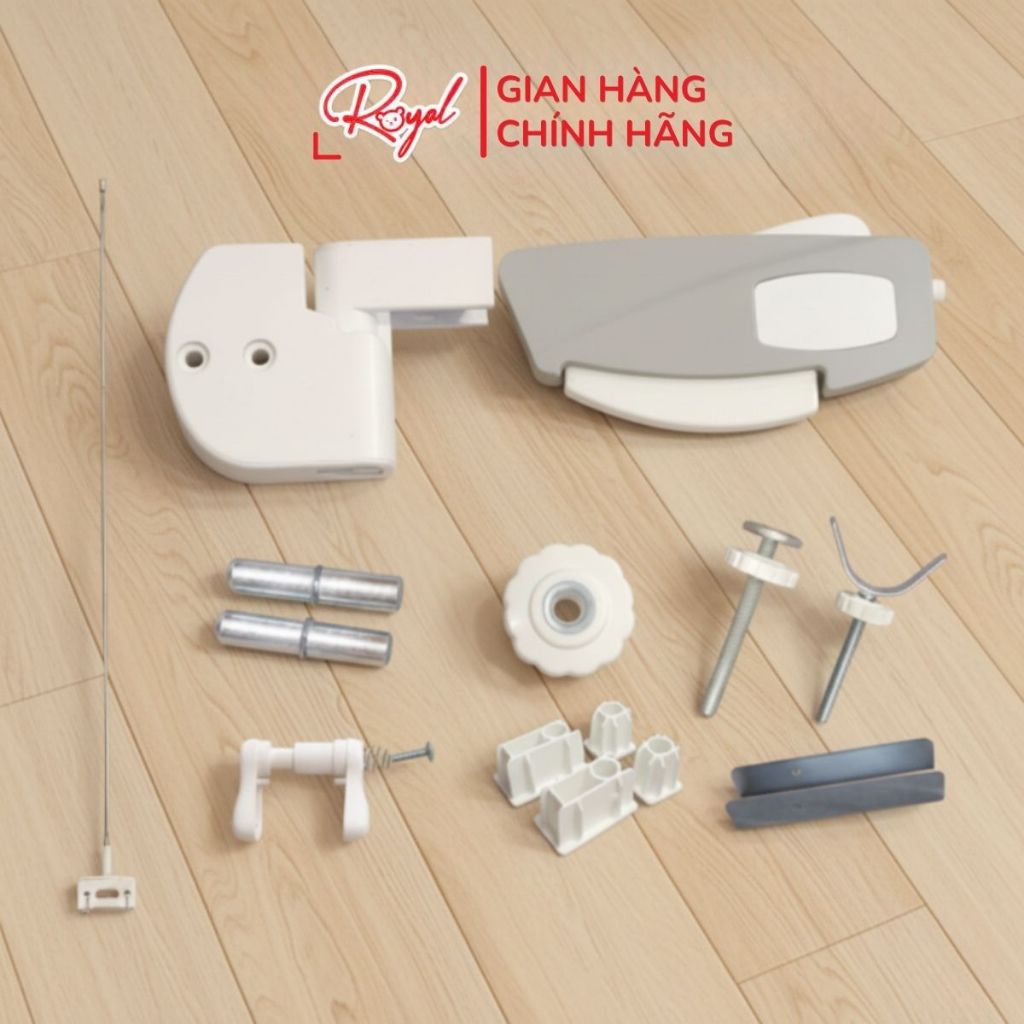 Phụ kiện thanh chắn cửa Royal Mẫu T chất liệu nhựa dễ dàng thay thế lắp đặt an toàn cho bé