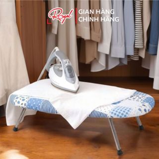Bàn Để Ủi Quần Áo Royal Kích Thước Nhỏ Dễ Dàng Cất Gọn Giúp Tối Ưu Không Gian Kèm Lớp Lót Cotton Chống Bỏng