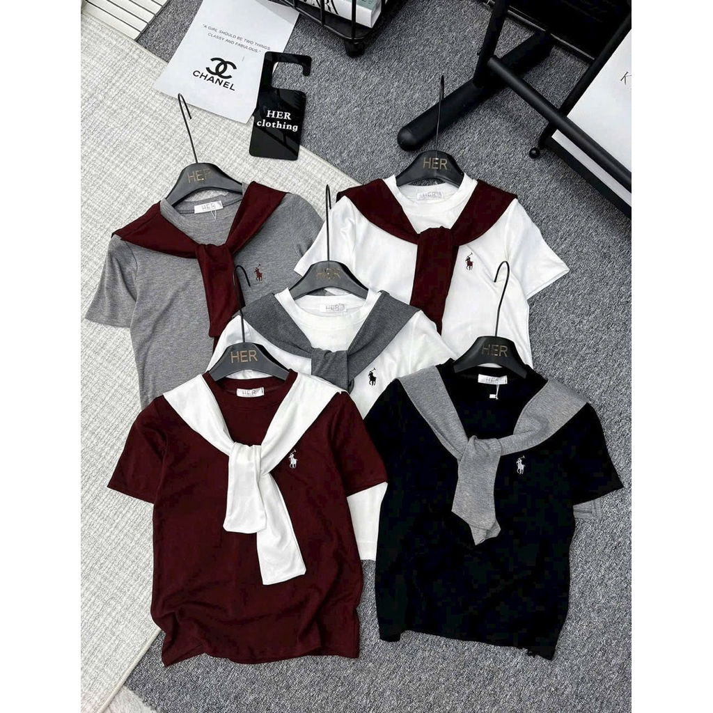 Áo phông khăn , free sz từ 38-58kg