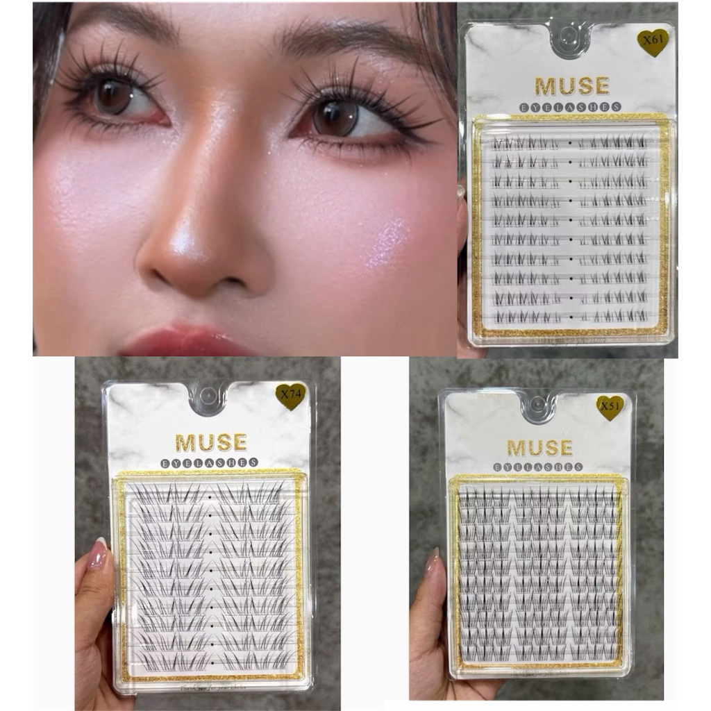 Mix mi xinh yêu mi trên Muse X51, Muse X74 + mi dưới Muse X61 | LiAn Mi Shop