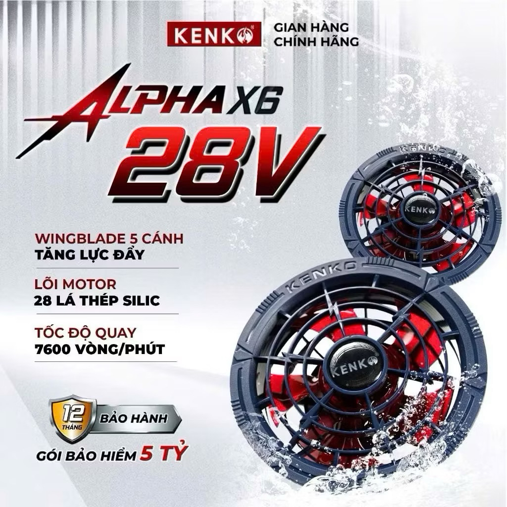 quạt lẻ kenko 28V chính hãng (không pin)