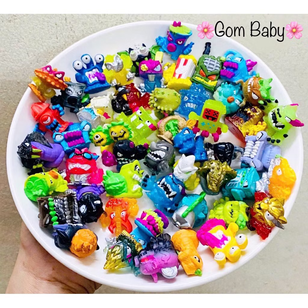 Đồ chơi mô hình quái vật MrBeast Lab,hàng xuất xịn,không hộp, Tách set 10-20-30 nhân vật khác nhau n