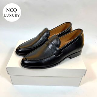 Giầy lười công sở da bò tăng chiều cao 6,5cm bh 12 tháng - giầy da tăng cao