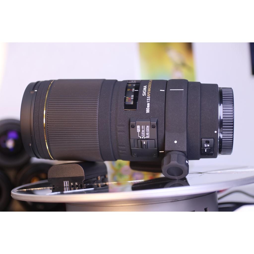 Ống kính Đỉnh cao Canon Sigma Prime Lens - SIGMA 180mm F3.5 APO MACRO DG HSM Canon ngàm ef (Lens 99,999%)) - Lens máy ảnh