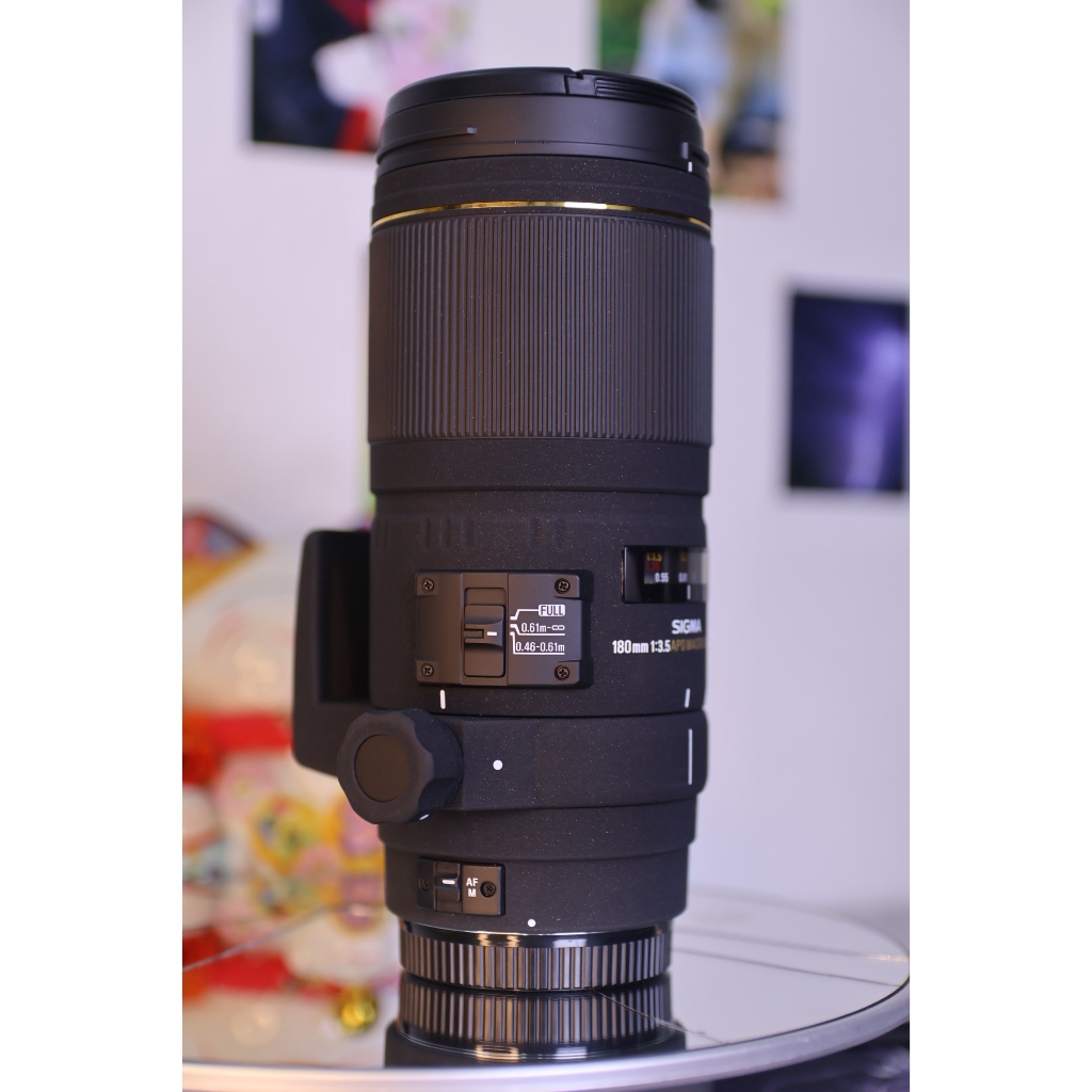 Ống kính Đỉnh cao Canon Sigma Prime Lens - SIGMA 180mm F3.5 APO MACRO DG HSM Canon ngàm ef (Lens 99,999%)) - Lens máy ảnh