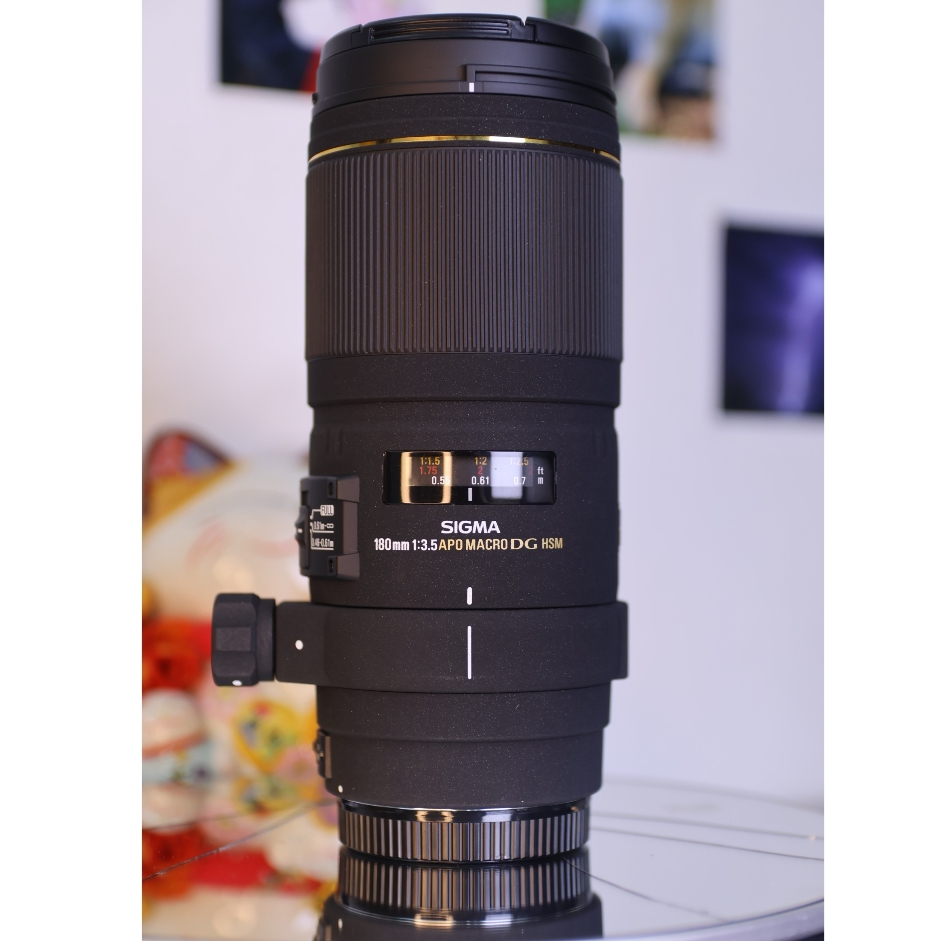 Ống kính Đỉnh cao Canon Sigma Prime Lens - SIGMA 180mm F3.5 APO MACRO DG HSM Canon ngàm ef (Lens 99,