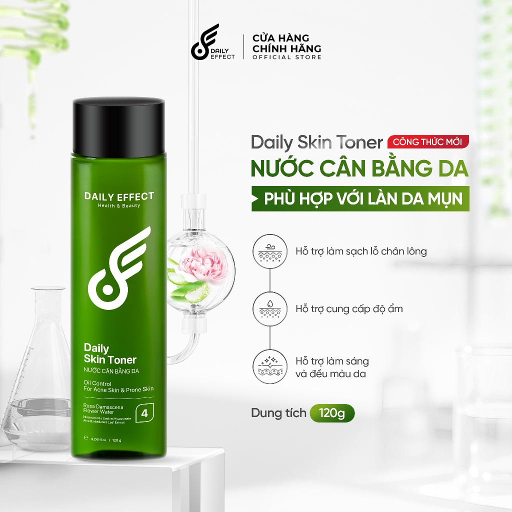 [Toner Cho Da Dầu Mụn] DAILY EFFECT Daily Skin Toner (120g)