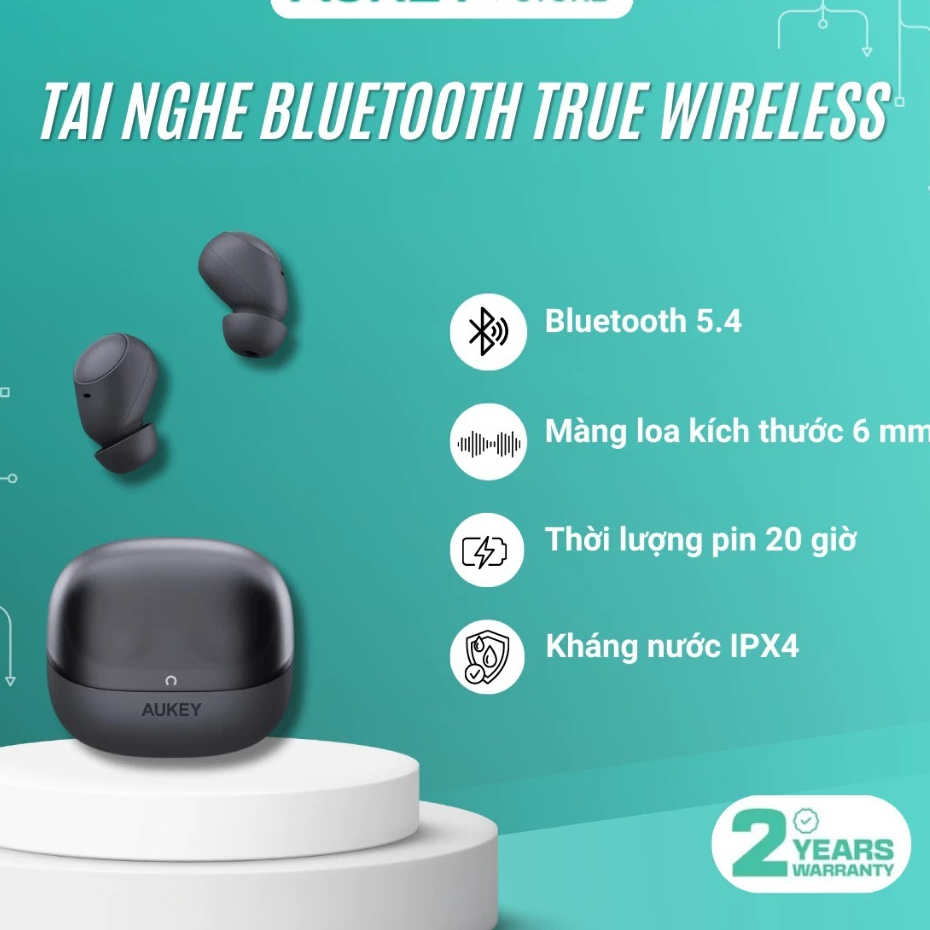 Tai nghe Bluetooth True Wireless Aukey EP-M3A
