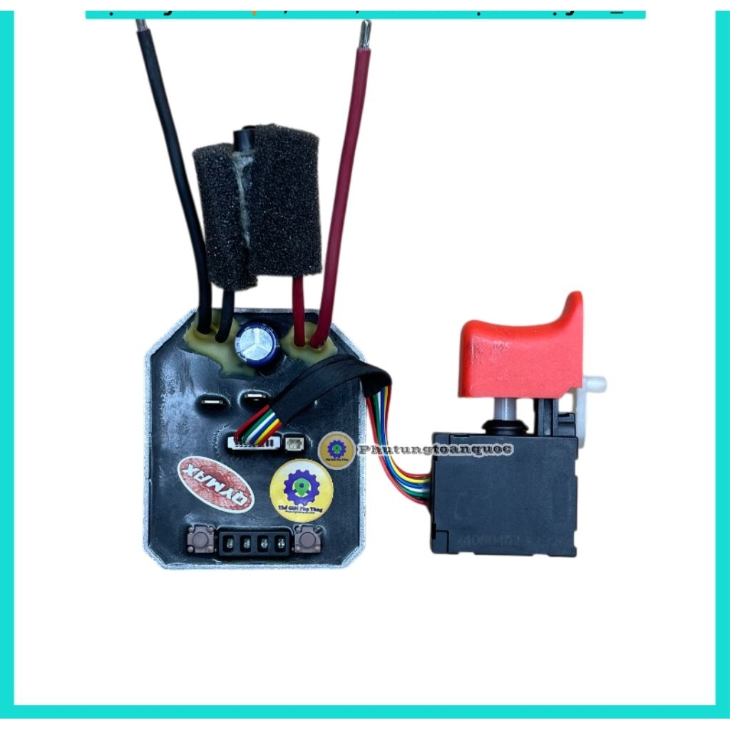 1 Bộ Mạch Điều Khiển Máy Siết Bulong Và Công Tắc Dekton M21 Mã Máy IW550PRO